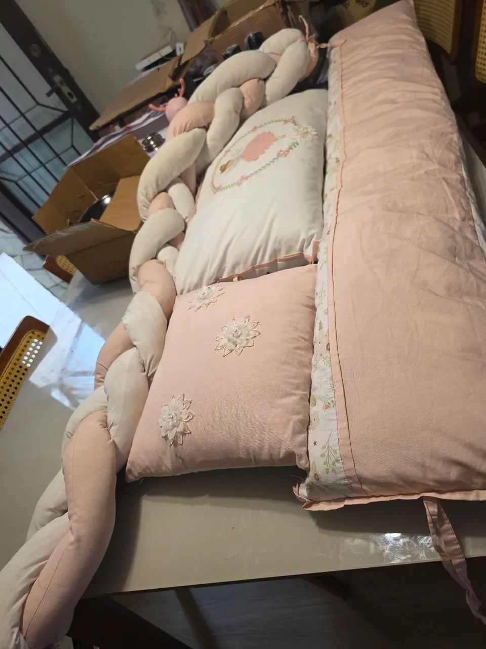 Kit roupa de cama para berço - Foto 4