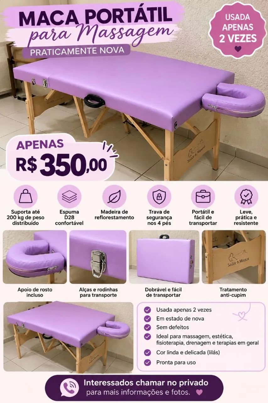 Venda de maca para estética 