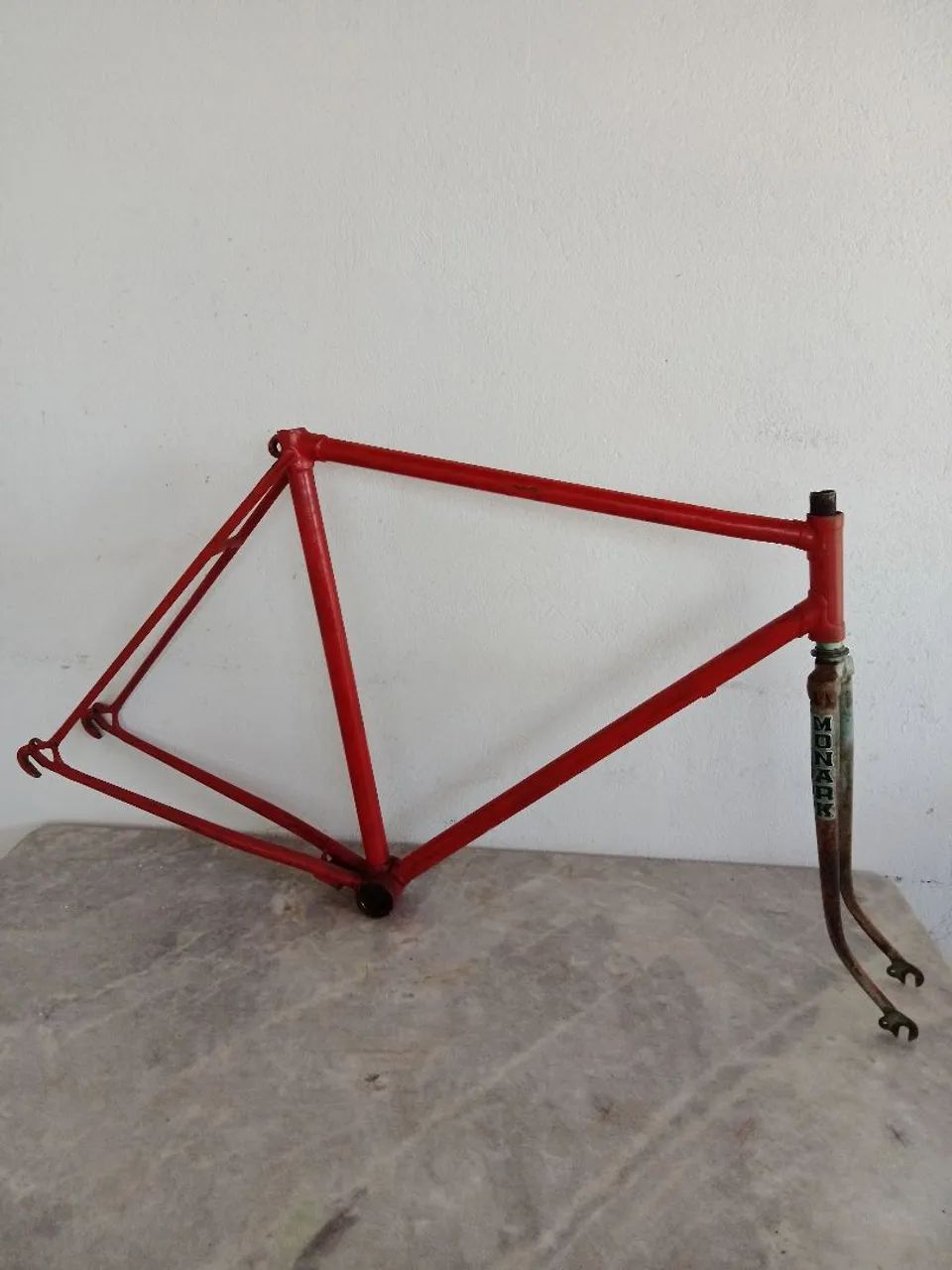 Quadro e garfo de bicicleta Monark 10 