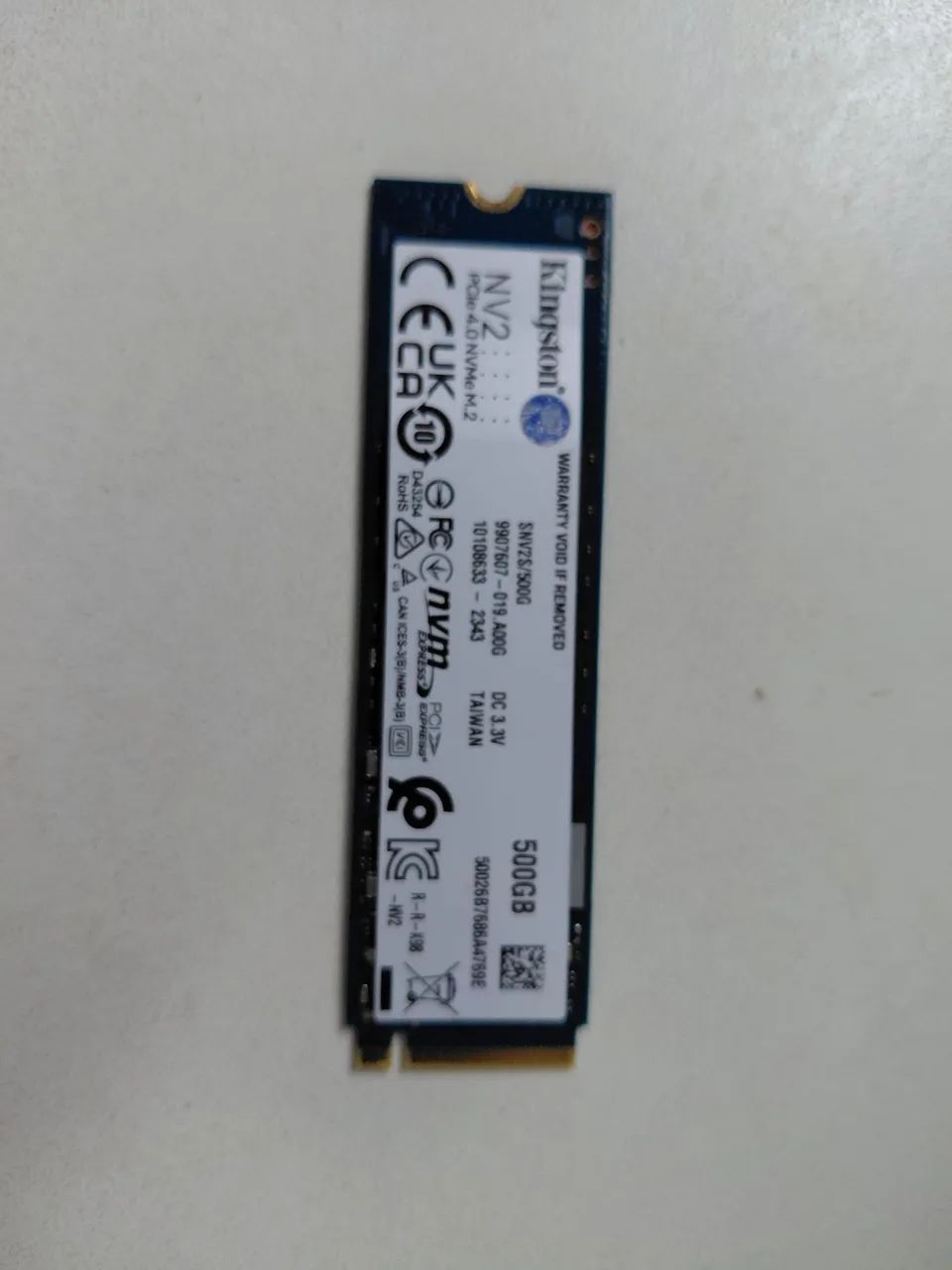SSD Kingston NV2 500GB M.2 NVMe PCIe 4.0 - Armazenamento - Calhau