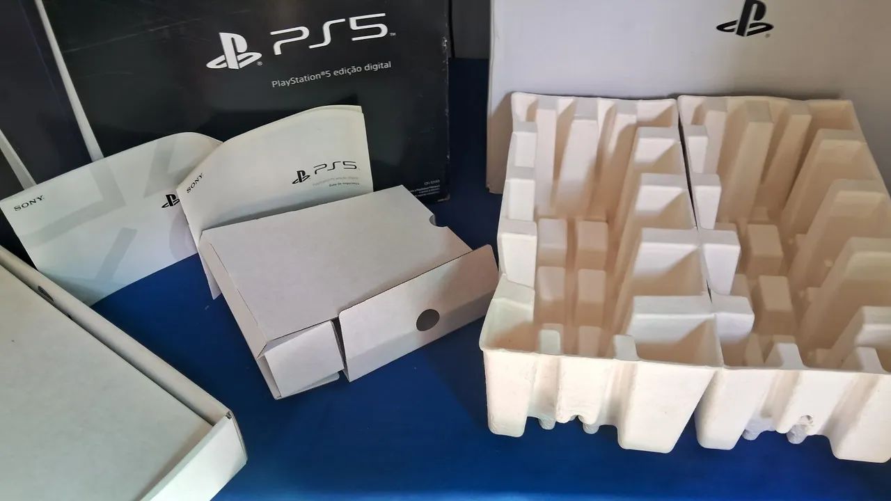 Caixa ps5 digital completa (apenas a caixa) - Foto 4