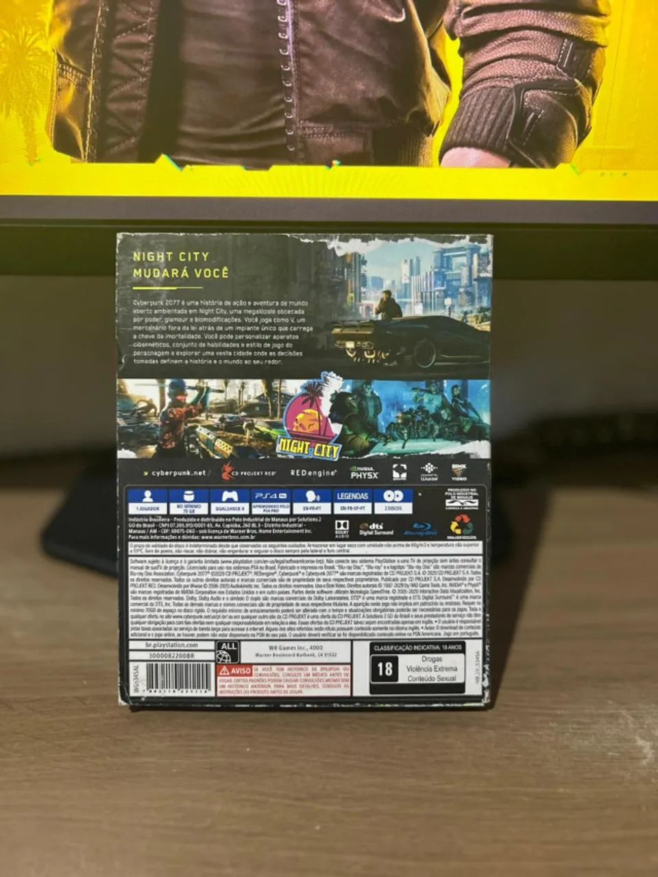 Cyberpunk completo com mapa e poster de PS4 - Foto 3