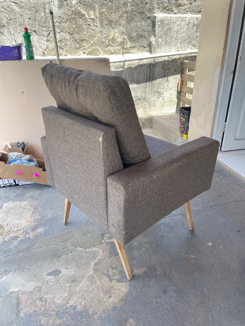 Poltrona de linho  - Foto 4