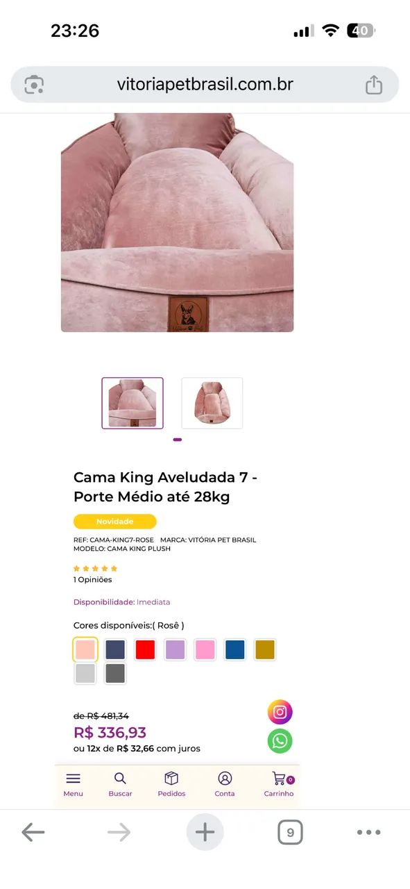 Cama King para Pet até 28kg - Foto 3