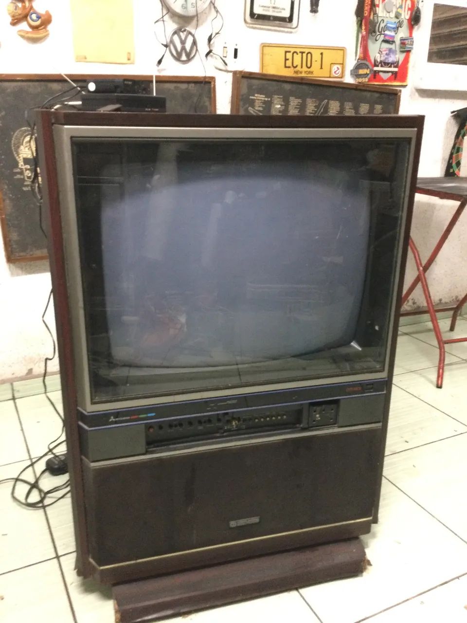 Tv antiga e rara Mitsubishi tc2602 - Foto 3