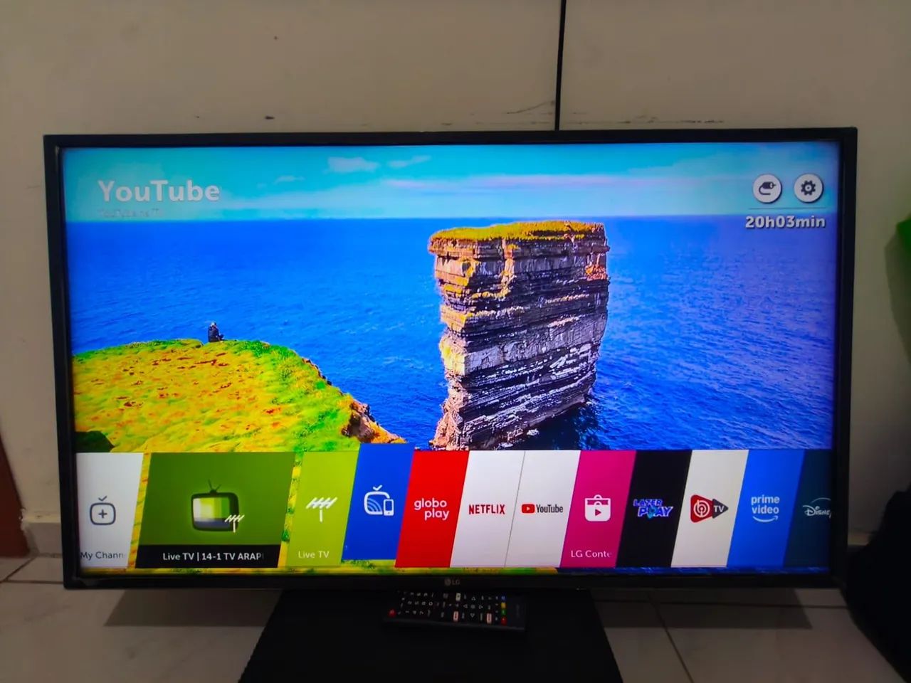 TV SMART LG 43 POLEGADAS (COM OBSERVAÇÃO)