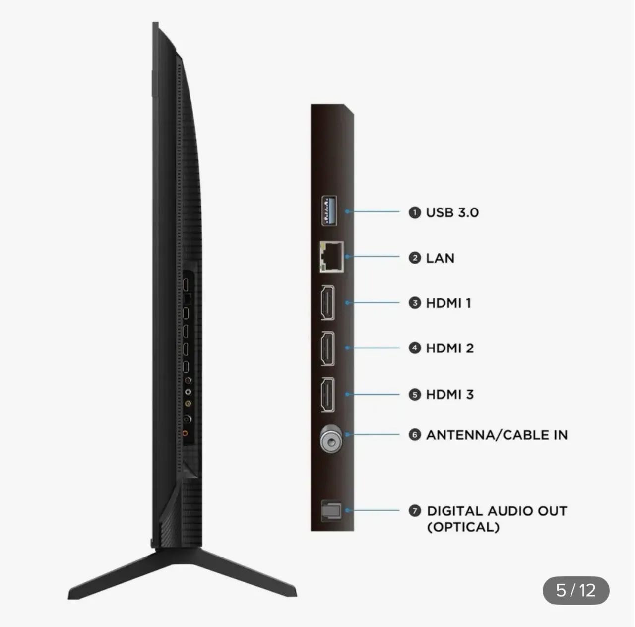 TV 50 Polegadas 4k Qled TCL nova - Foto 2