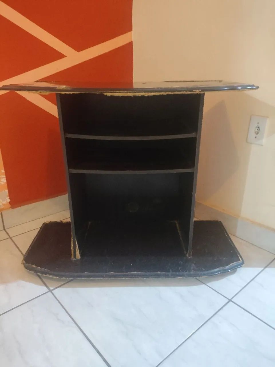 DOAÇÃO ? Rack / Mesa para TV, Preto - Foto 4