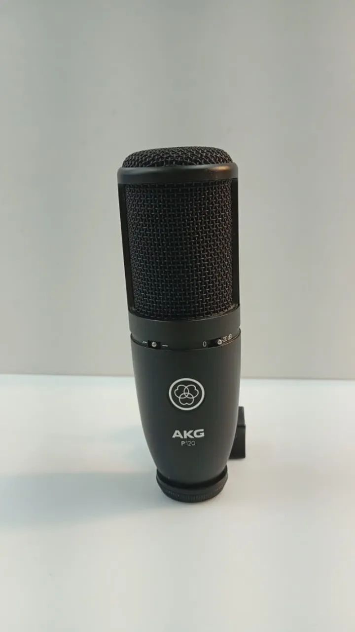 MICROFONE CONDENSADOR  MARCA :AKG  MODELO : p 120 sem shock mouth - Foto 3
