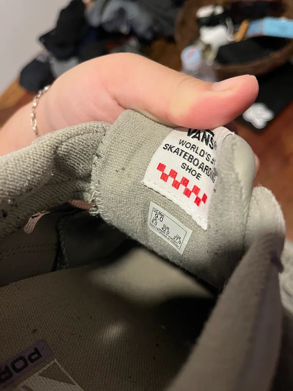 tênis vans wavye cinza - Foto 4