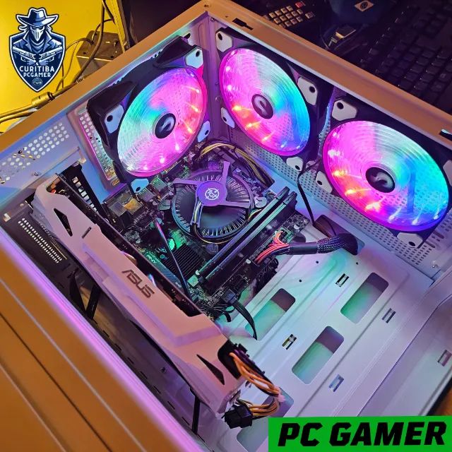PC 20) PC Gamer Intel i5-8500 16GB NVMe GTX1060 6GB - Computadores