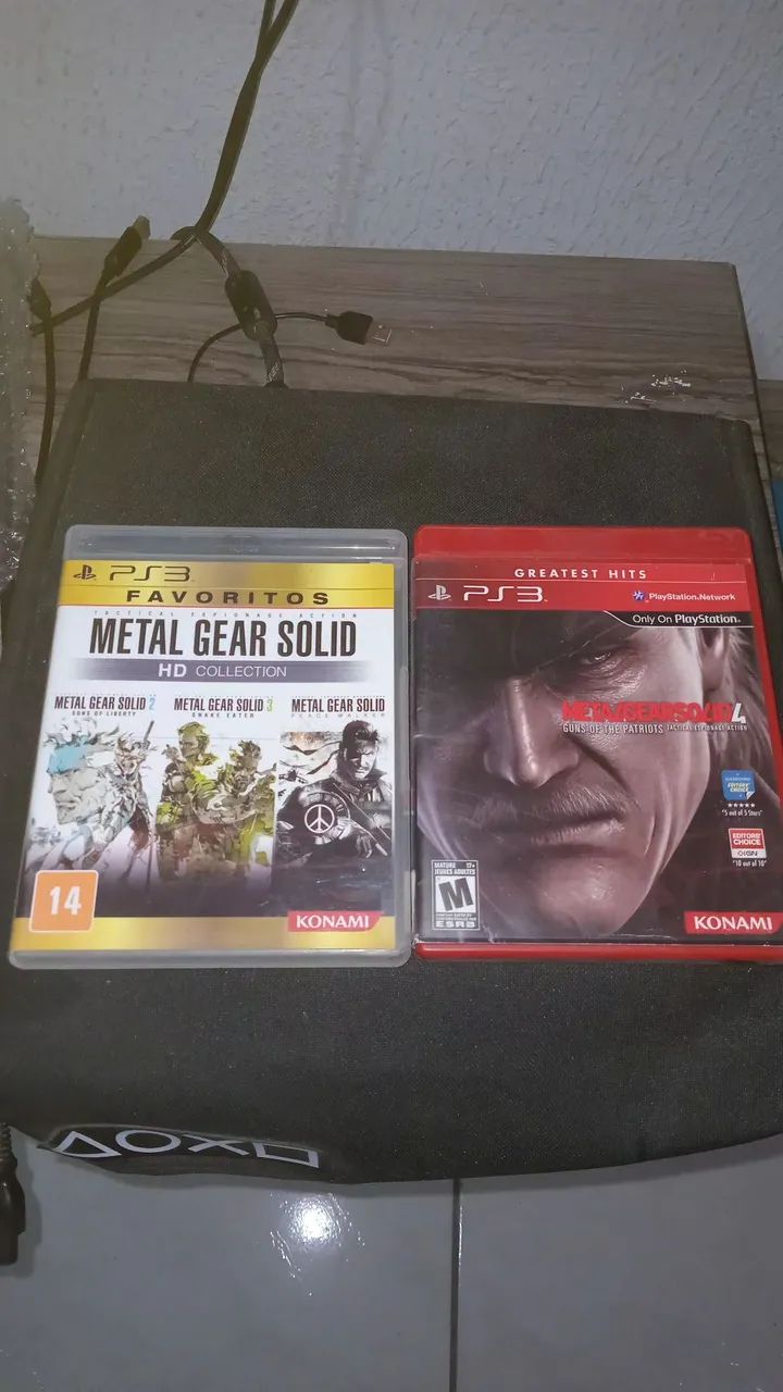 Ps3 jogos metal gear solid collection e 4 pra vender logo - Foto 2