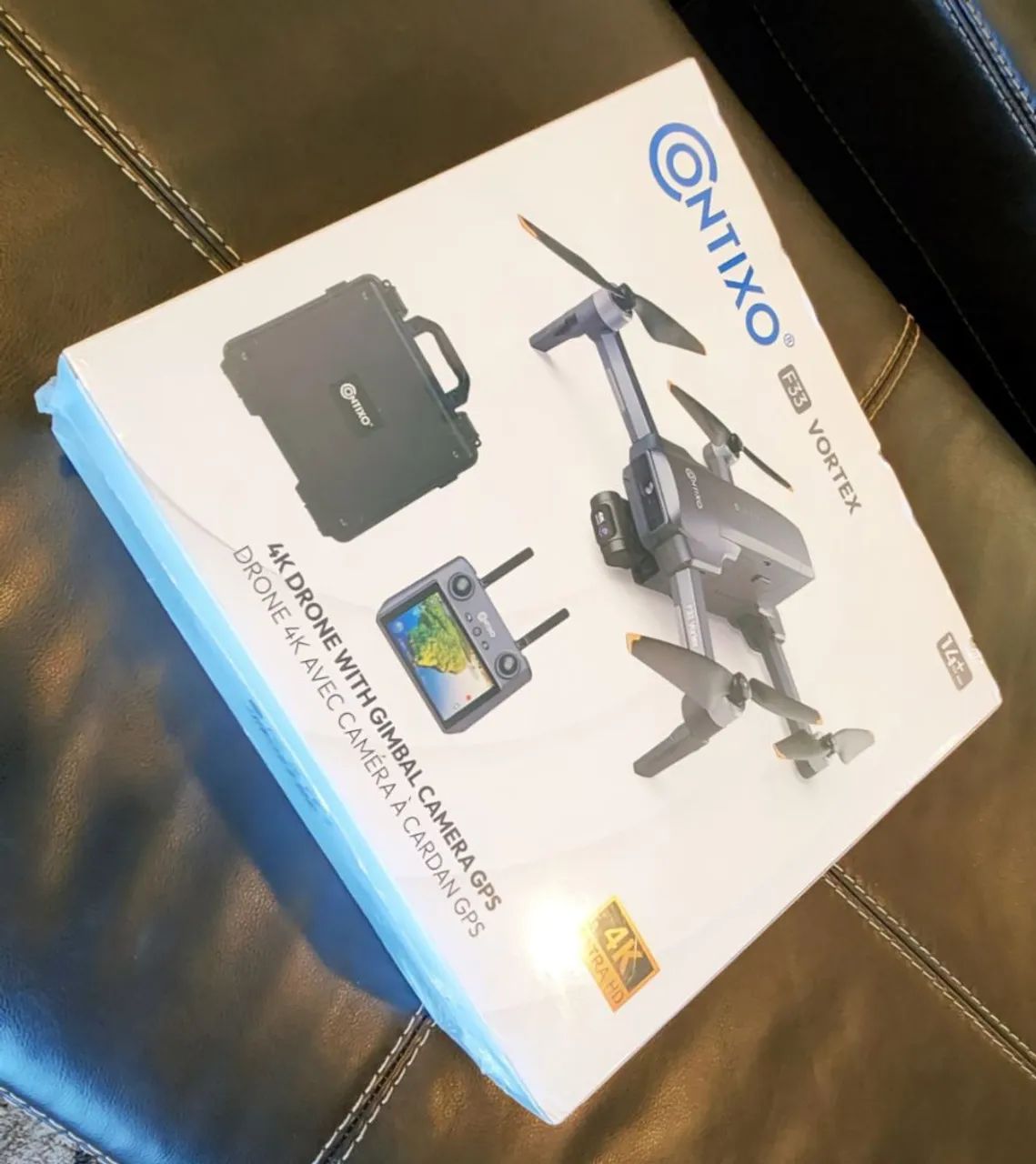 Drone Contixo F33 Vortex 4K GPS com Gimbal e Controle com Tela - Foto 3