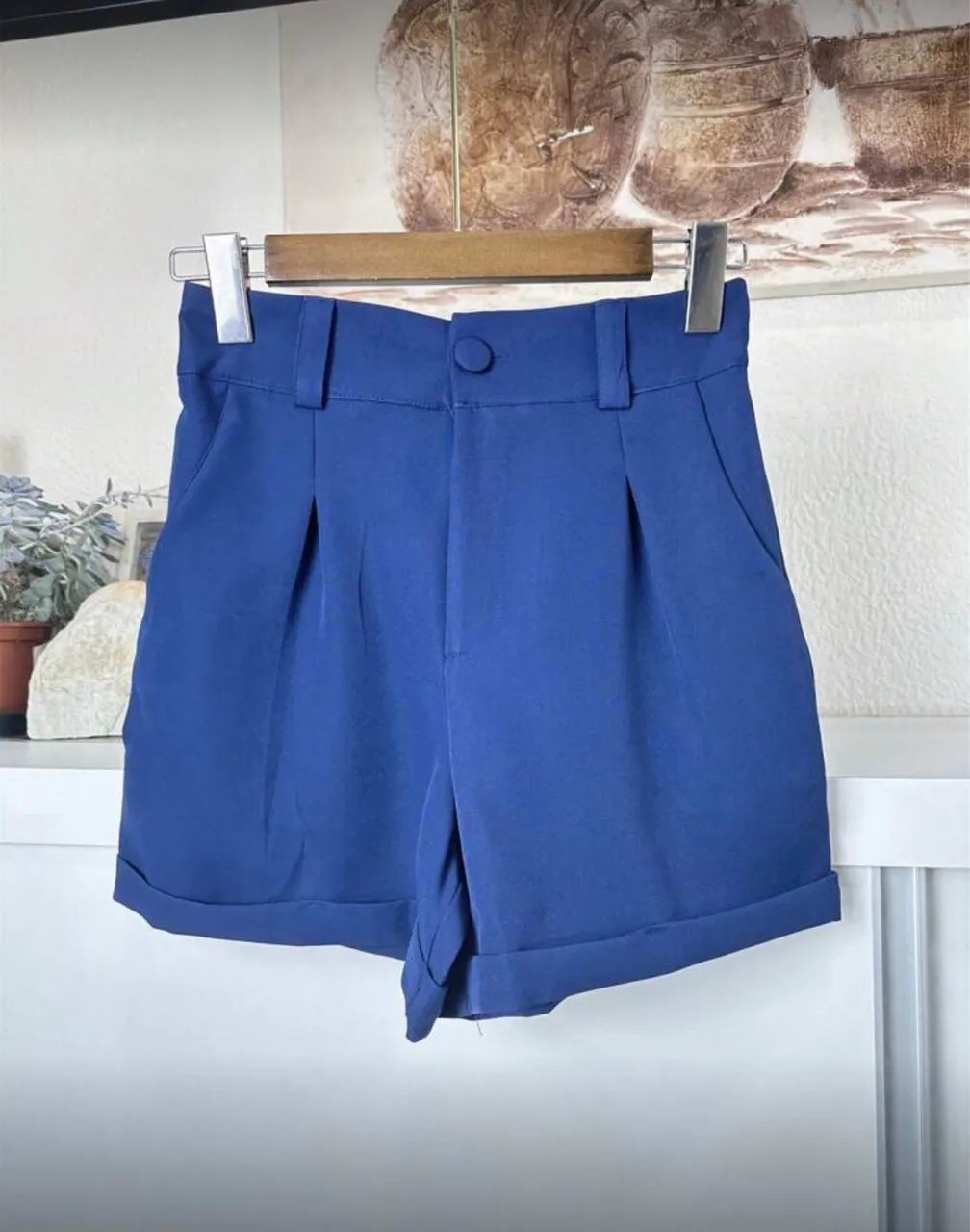 Shorts Femininos Alfaiataria  - Foto 4