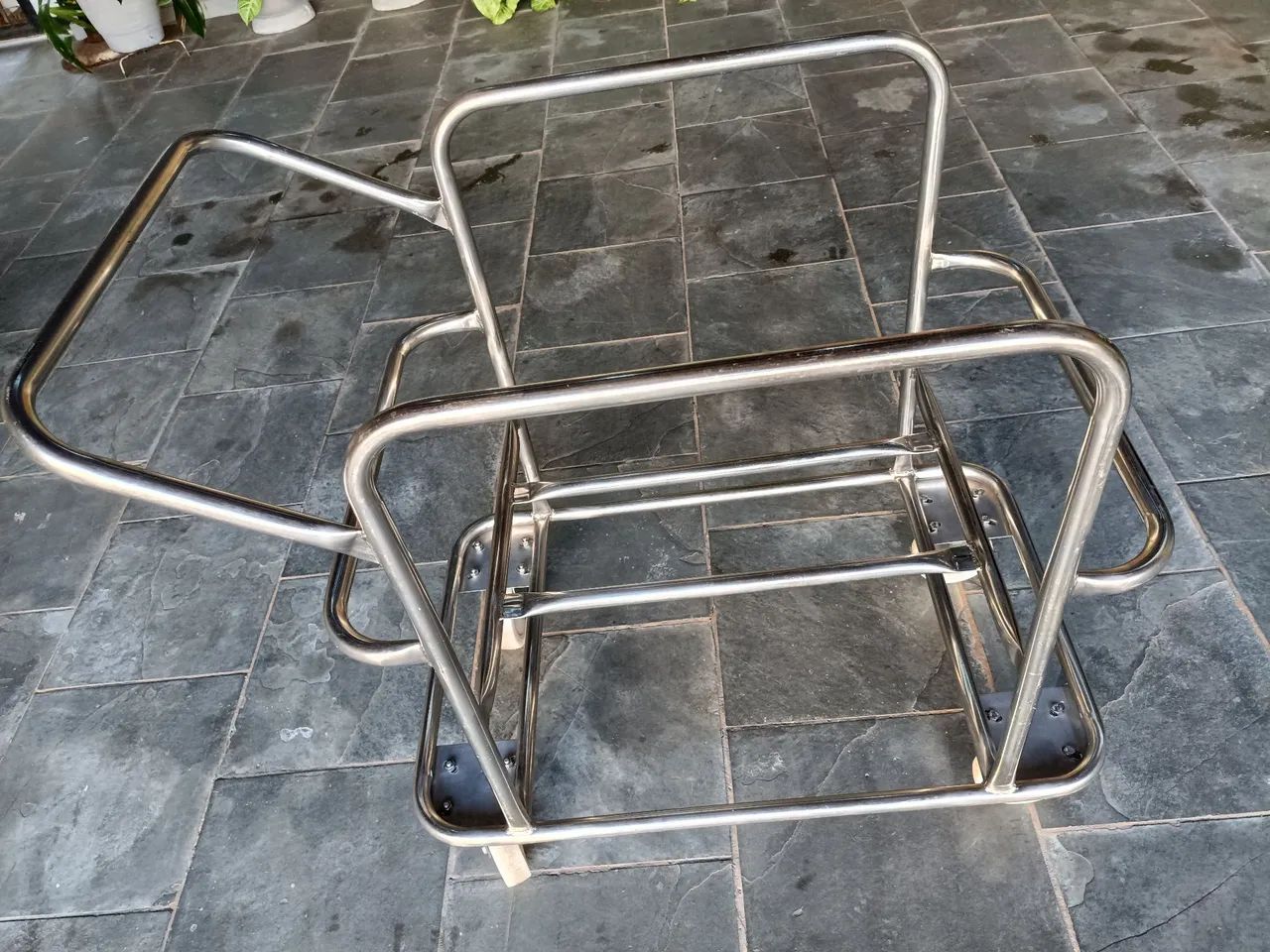 Carrinho de inox 