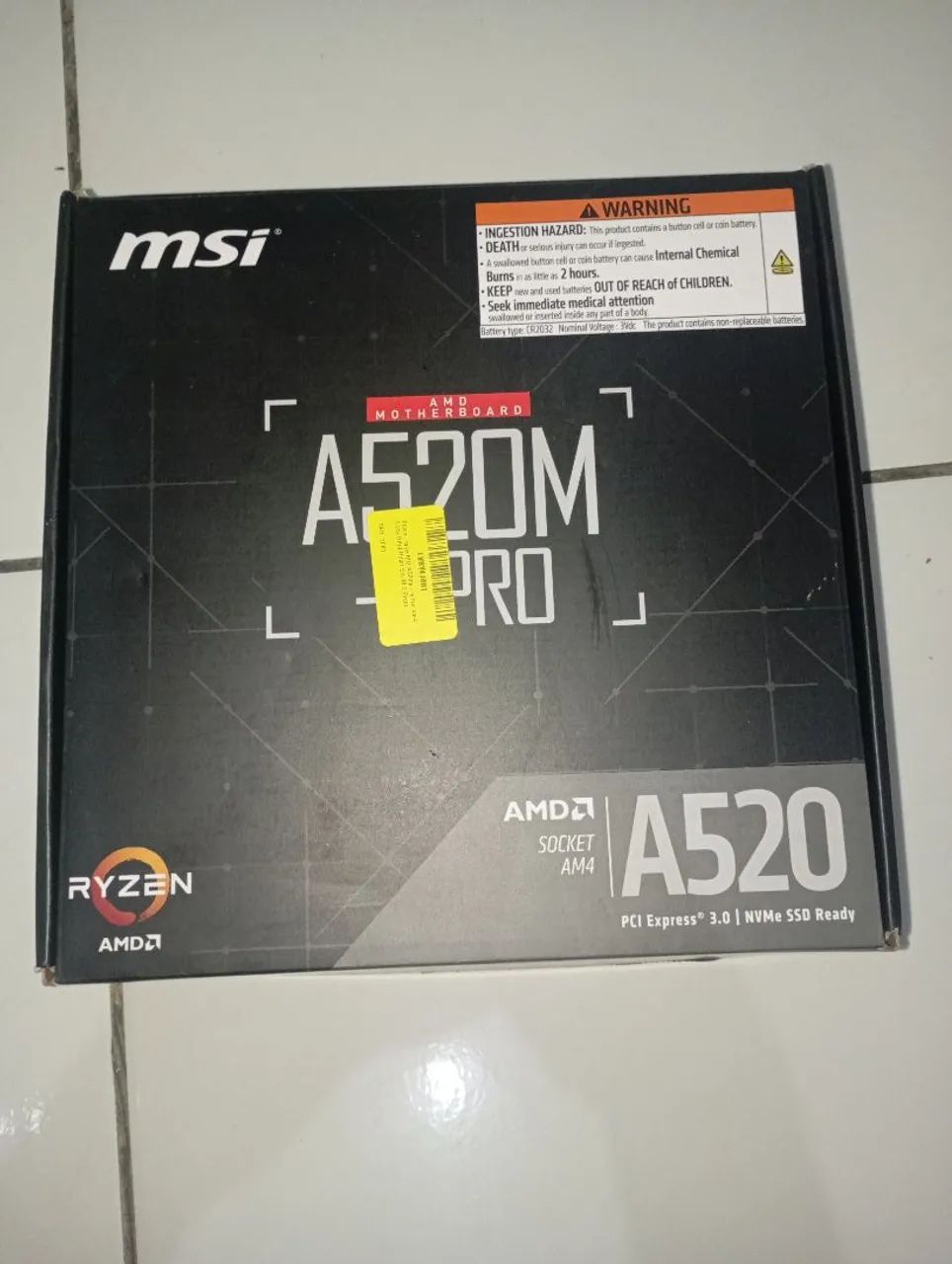 PLACA MÃE A520M-A PRO NOVA!  - Foto 2