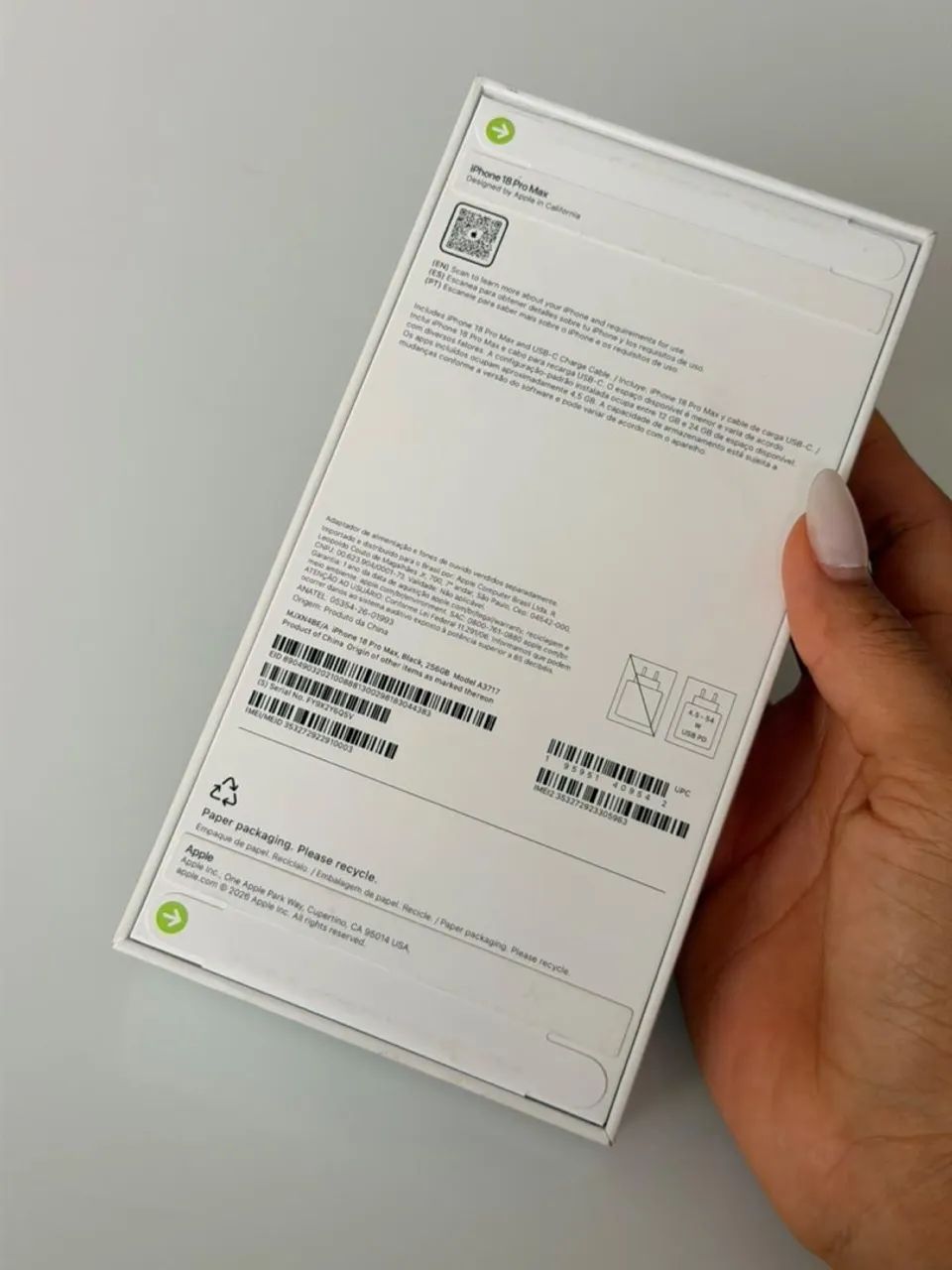 iPhone 18 pro max 256gb Black - Foto 2