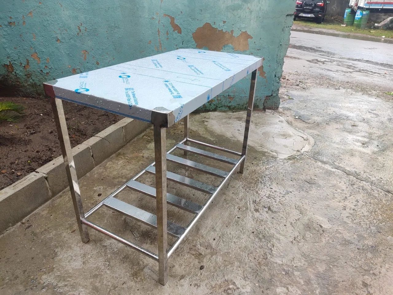 Bancada de inox 