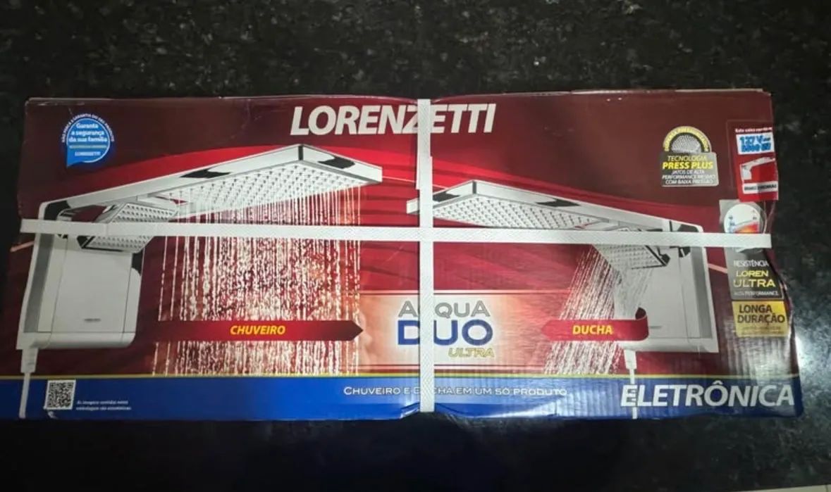 Chuveiro Acqua Duo Branco / Cromado 127v 5500w Lorenzetti 5.5 KW - Foto 4