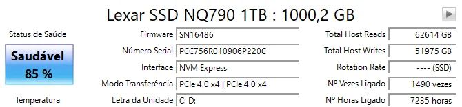 SSD NVME M2 1TB LEXAR  - Foto 3
