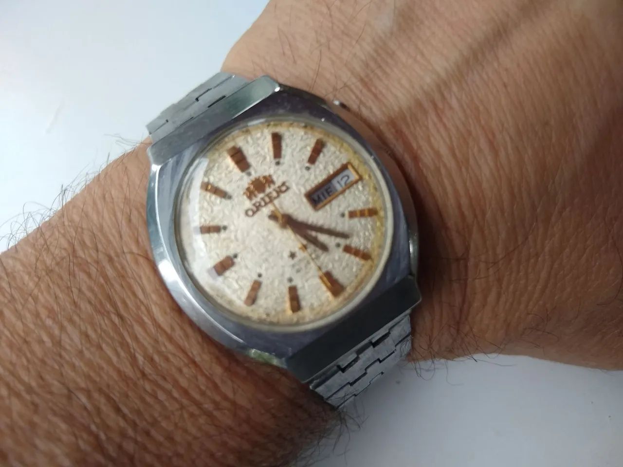 Relógio automático Orient antigo 