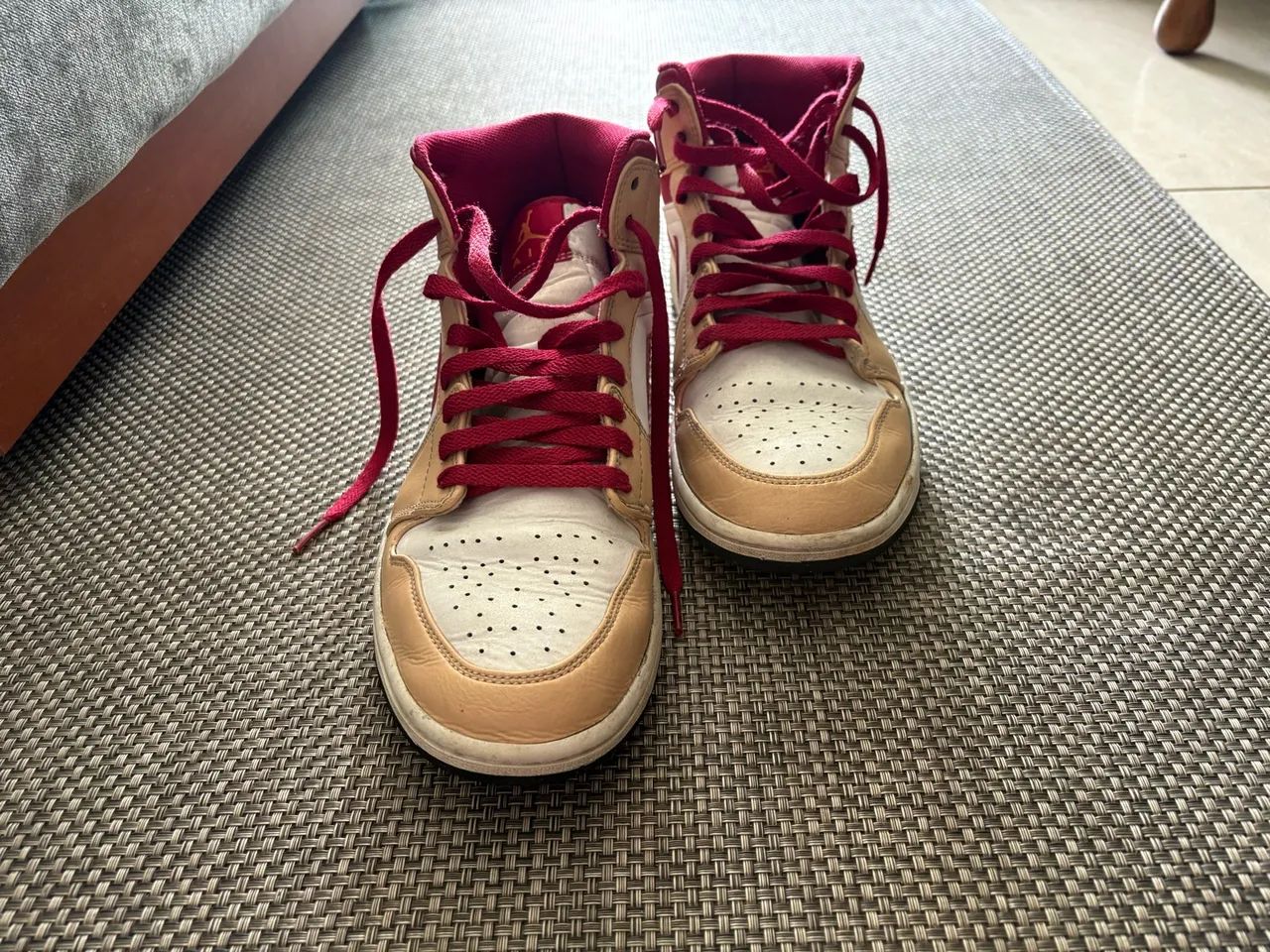Air jordan 1 light curry tamanho 42 - Foto 3
