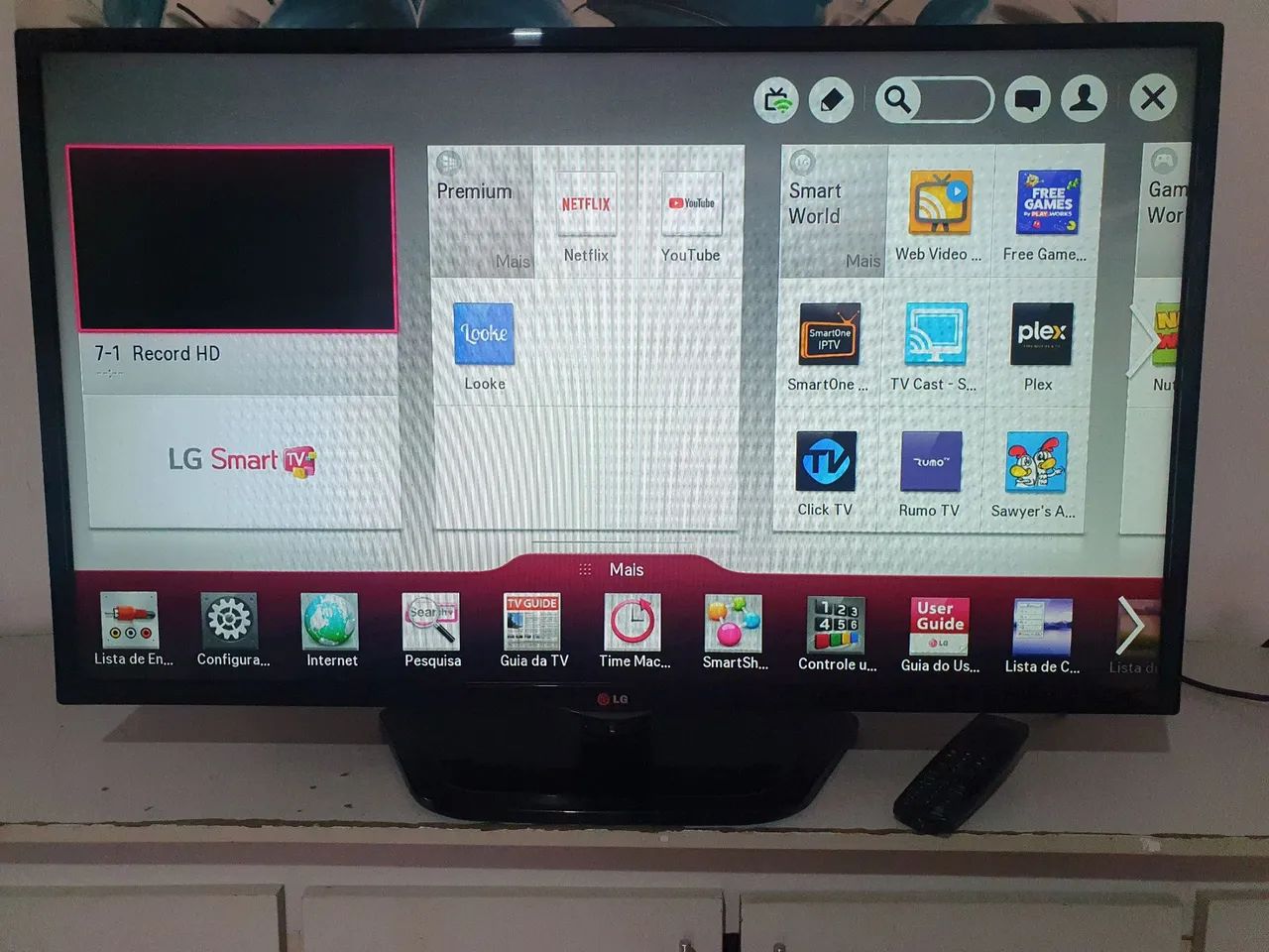 Smart Tv Lg 42Ln5700 Led 42 Polegadas Usada em Bom Funcionamento
