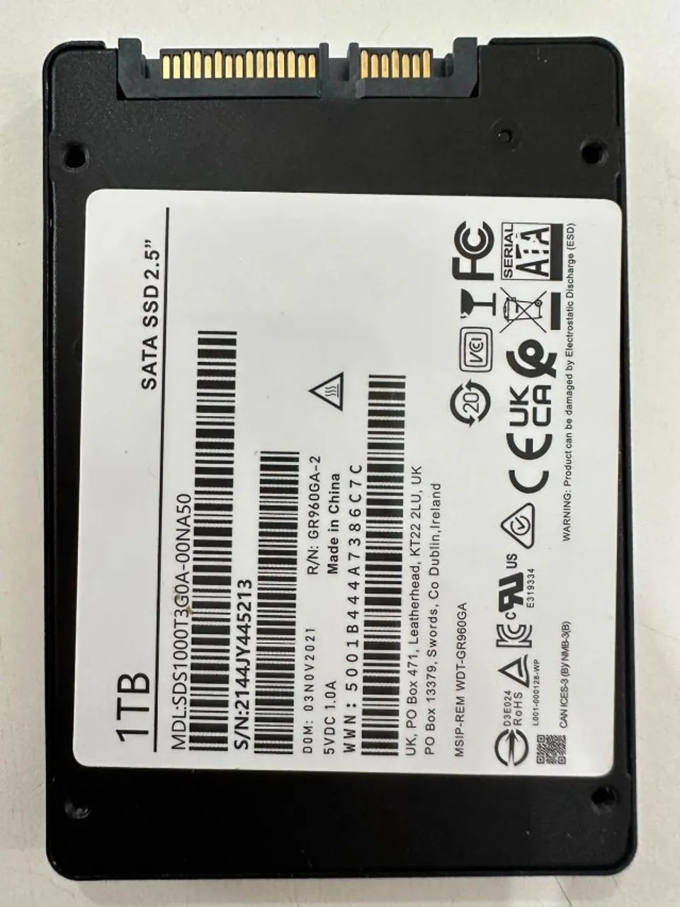 SSD Lenovo Seminovo 1TB - Armazenamento - Barra do Rio Molha