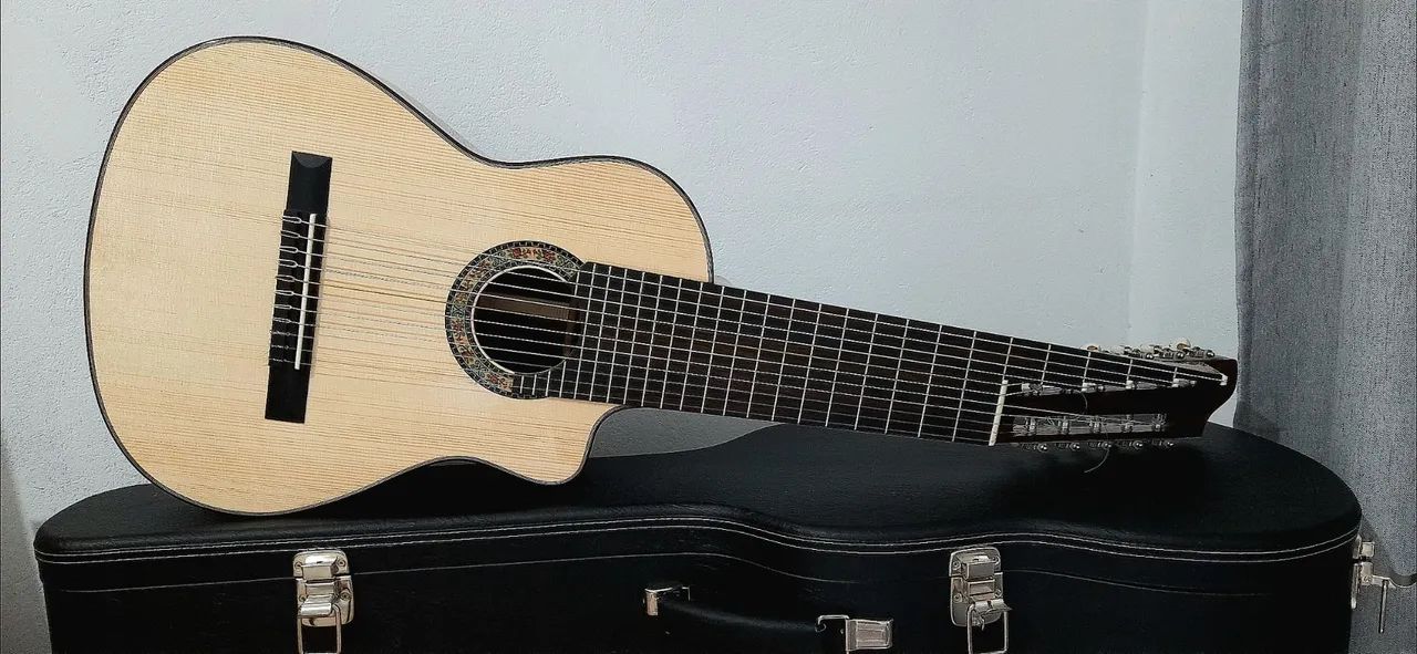 Violão 11 cordas luthier Anderson Rabelo  - Foto 3