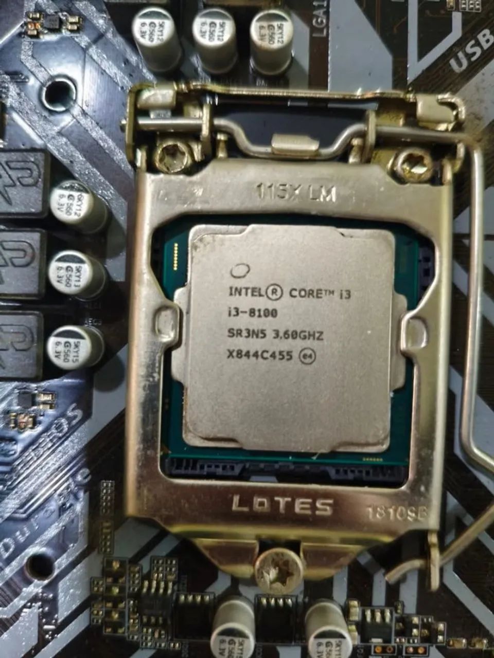 I3 8100 + H310M S2P REV 1.0 Gigabyte - Foto 2