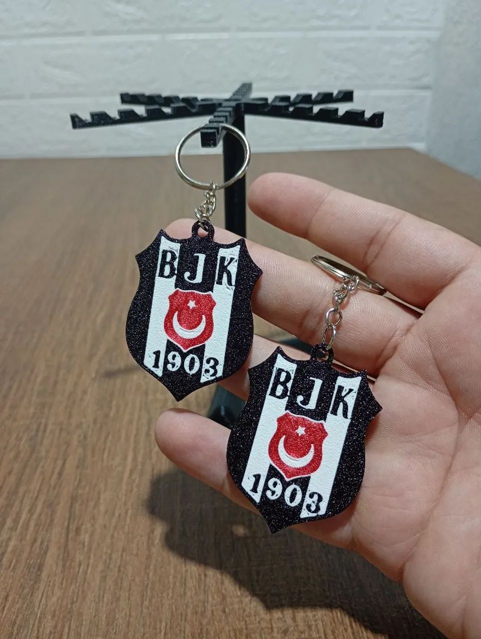 Kit 4 chaveiros do Besiktas da Turquia - Foto 5