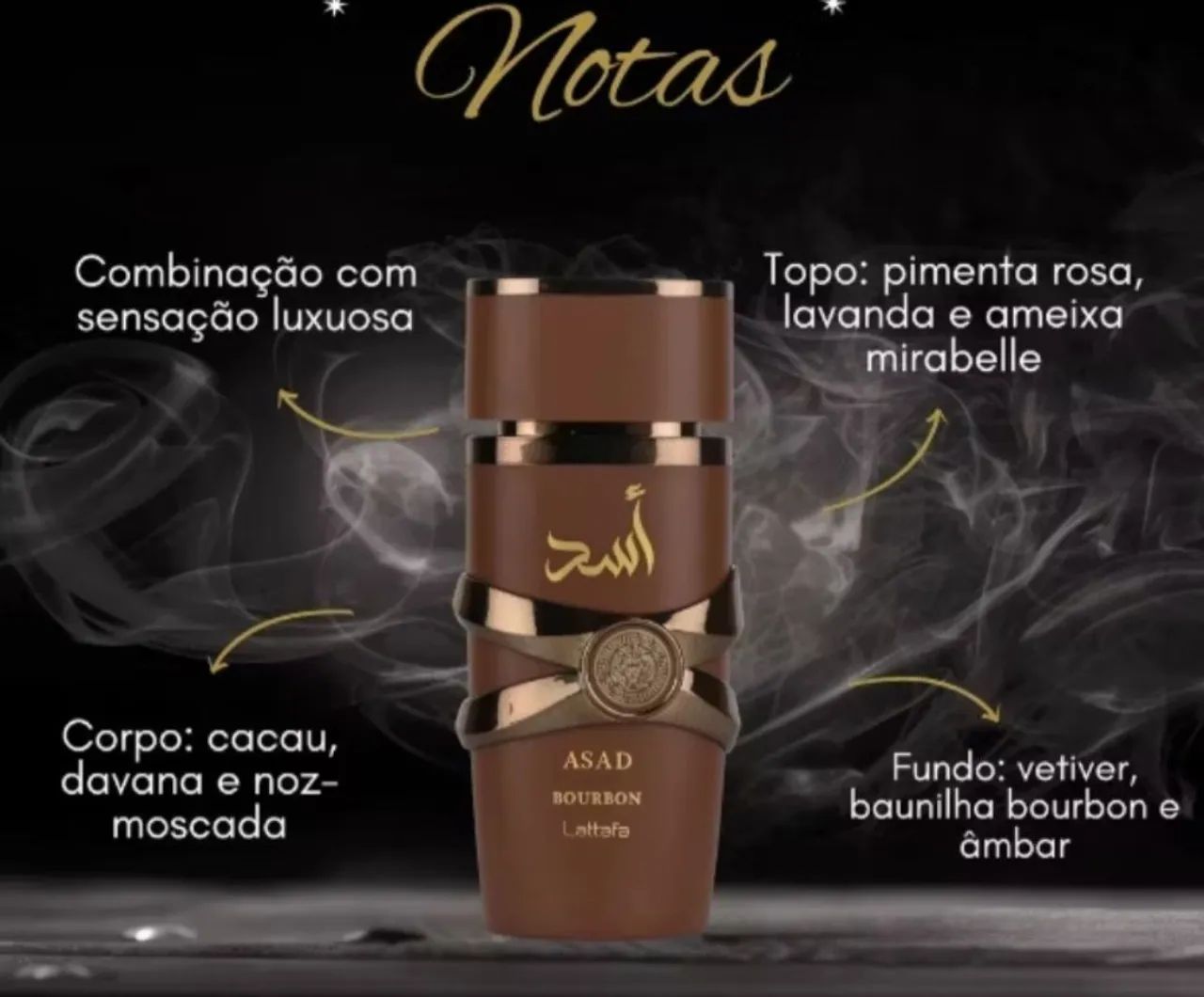 PERFUME ARABE ORIGINAL ASAD BOURBON