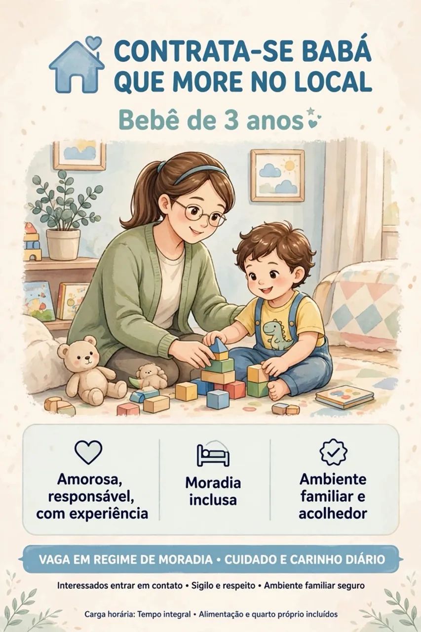 contrata-se babá  - Foto 2