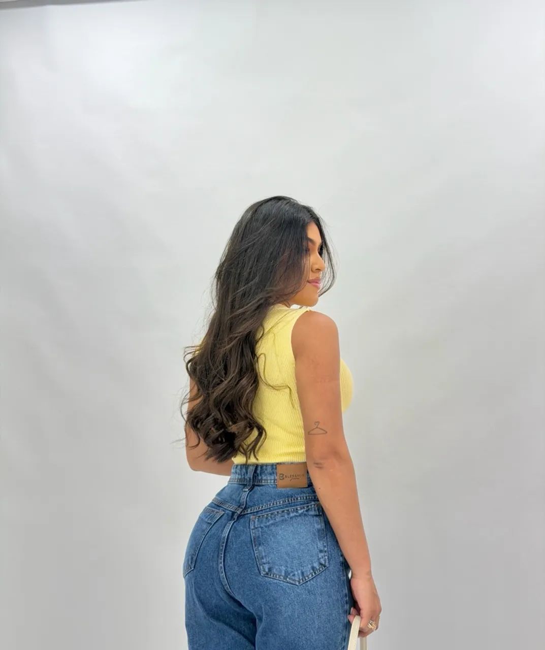 Calça Jeans Cós Destacado Blessmih - Foto 4