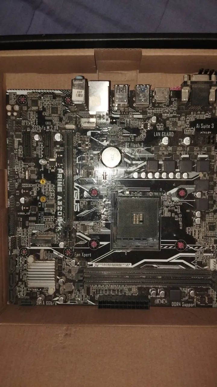 Placa Mãe Asus Prime A320M-K/BR COM DEFEITO
