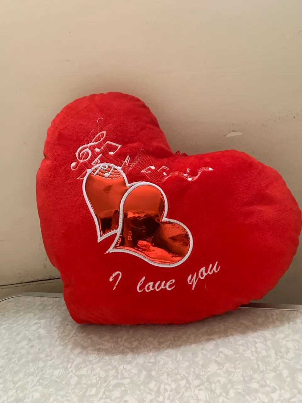 CORAÇÃO PELÚCIA- I LOVE YOU 