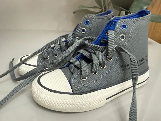 Tenis All Star Cinza Novo - tamanho 29/30 - Foto 2