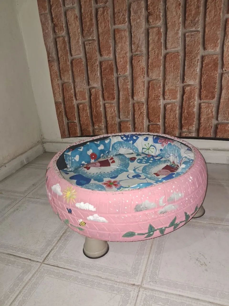 Caminha de cachorro de pneu - Foto 3