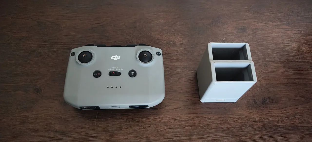 Controle dji mini 3 e carregador duplo bateria mini3 - Foto 4
