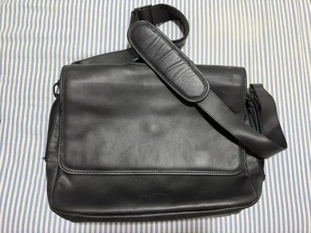  Pasta de couro masculina para notebook Workday Nordweg 