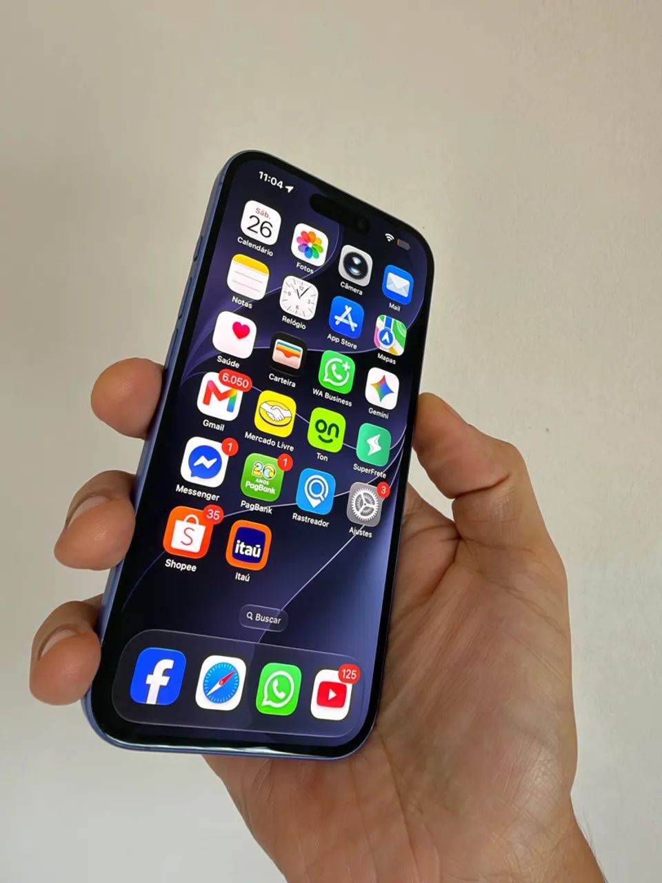 iPhone 16 128GB Azul - Foto 5