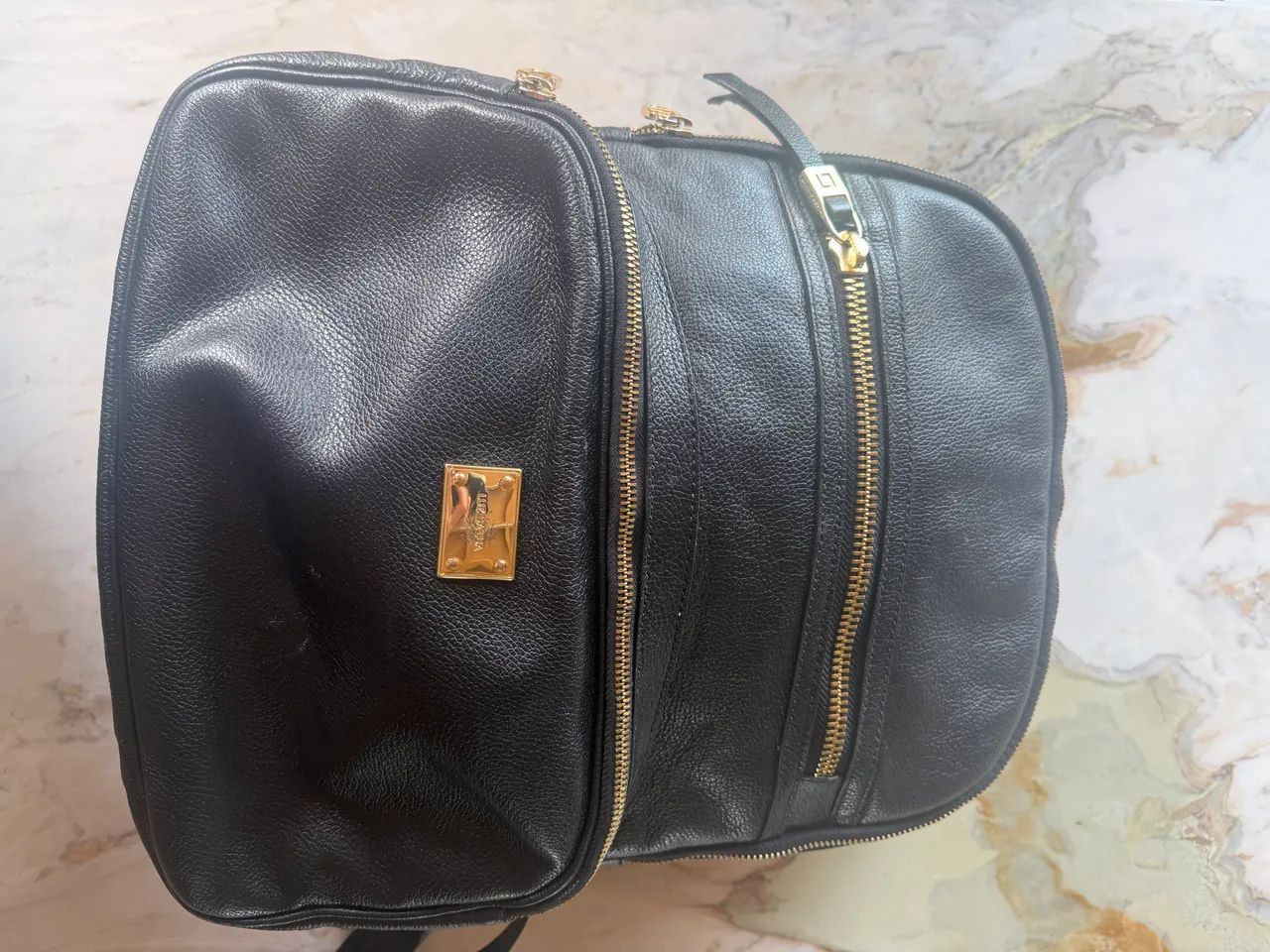 Mochila 100% couro LUZ DA LUA - Foto 2