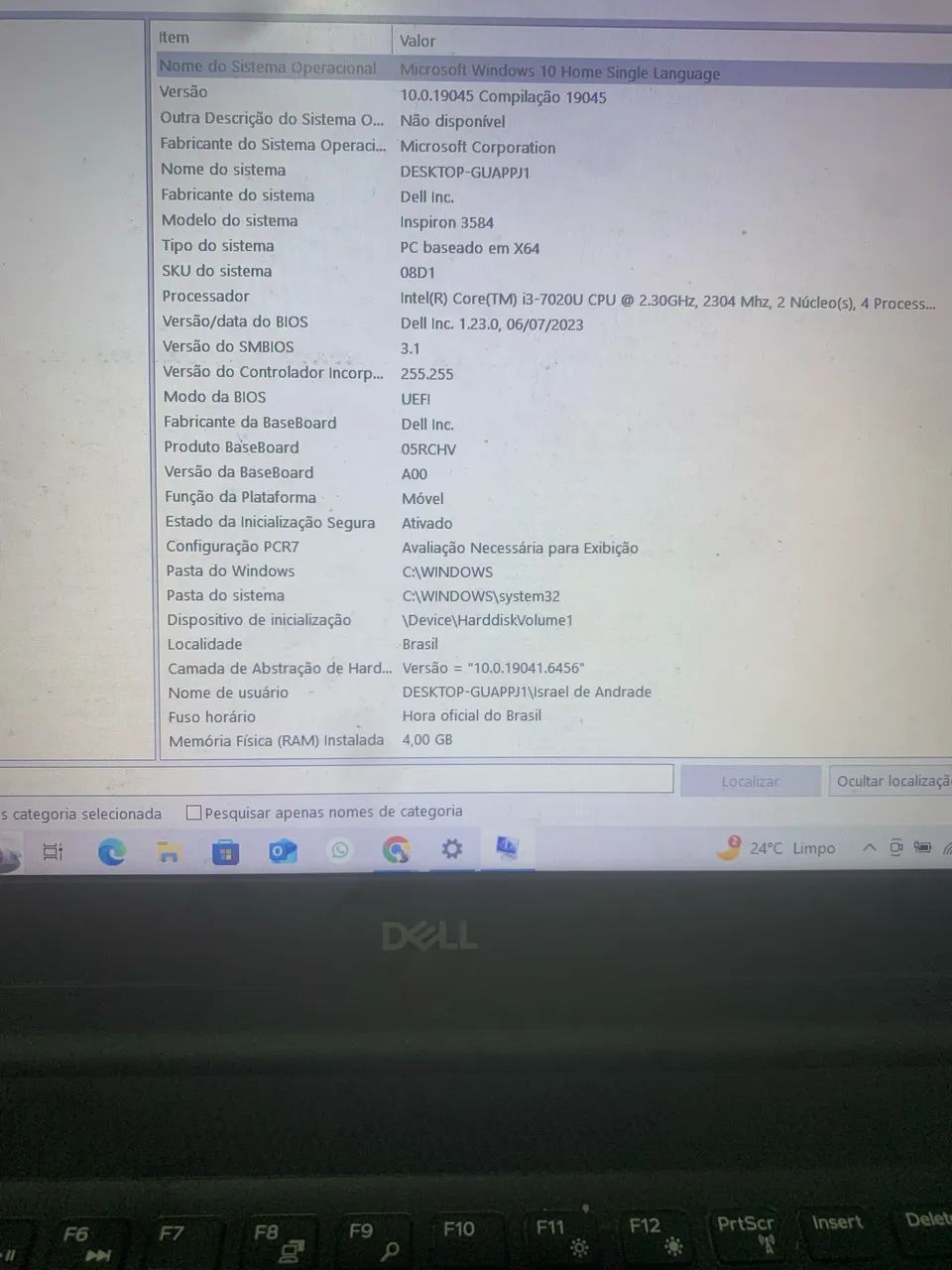 Notebook DELL Ispiron 3584 com SSD - Foto 2