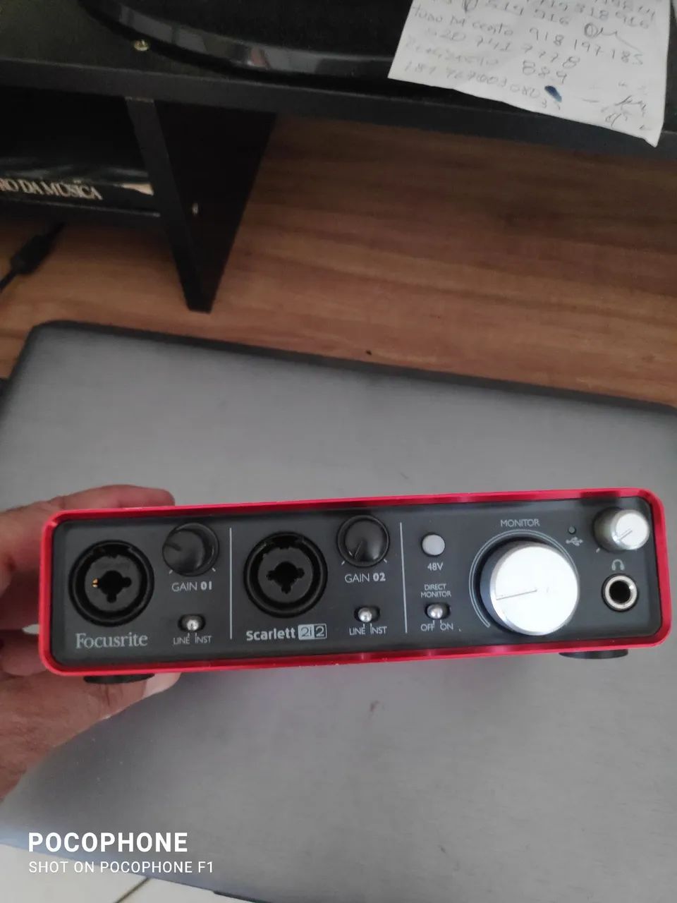 Interface focusrite 212 2' geração 