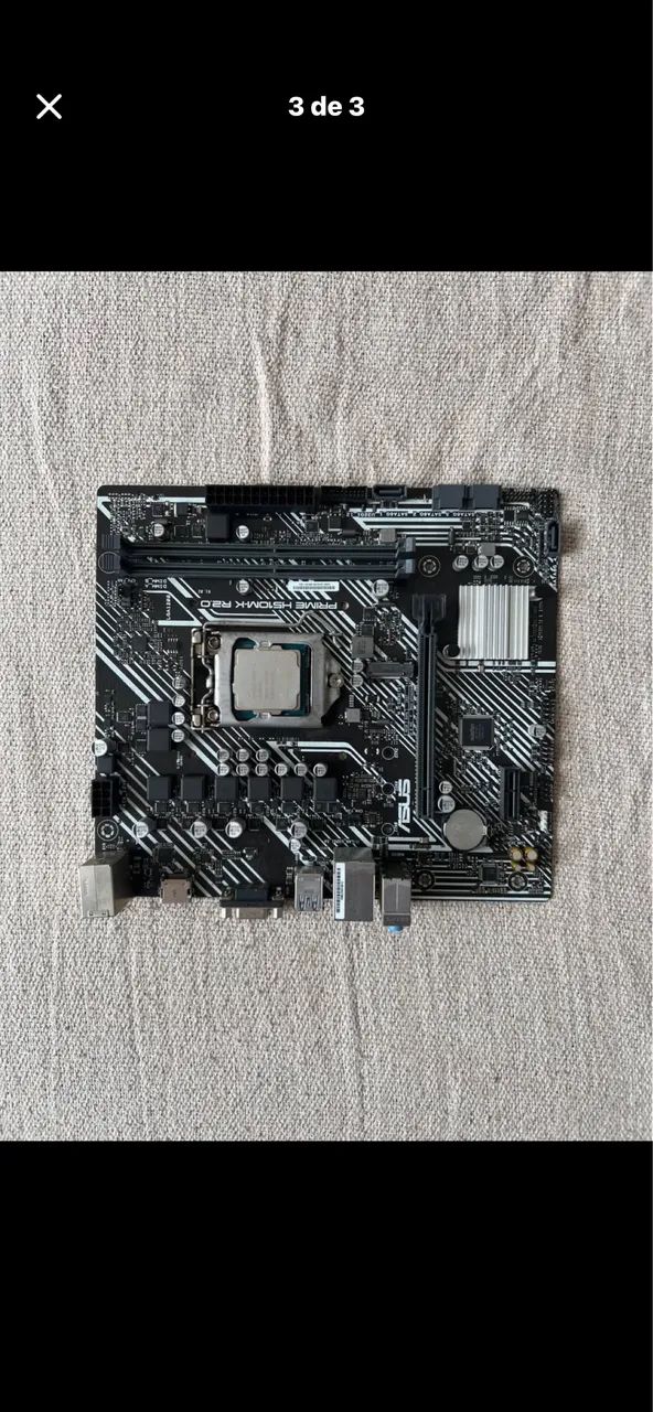 PLACA MÃE PRIME H510M-K 2.0 INTEL i3 10100 - Foto 2