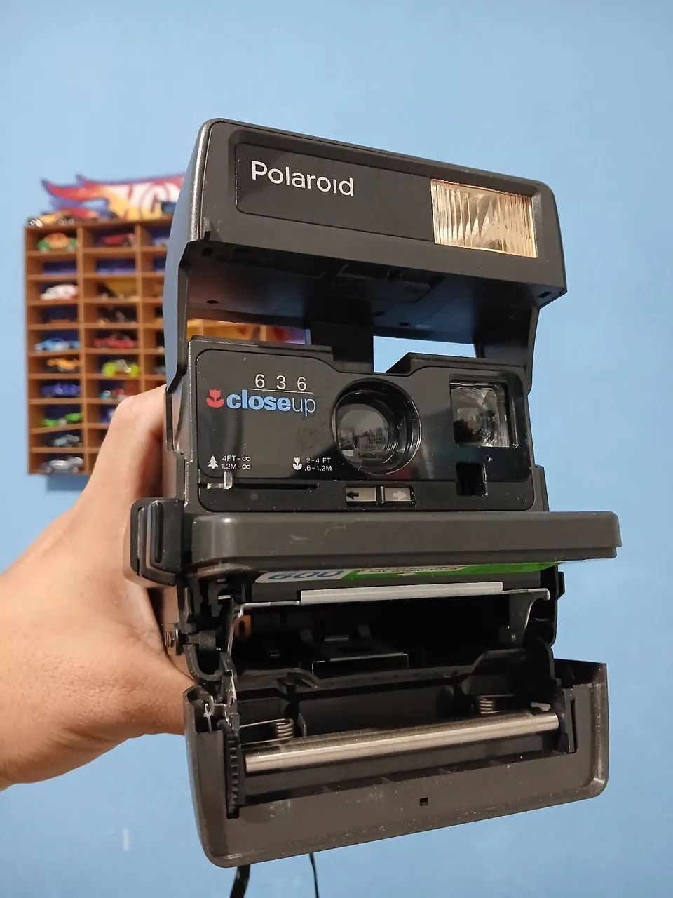 Câmera analógica Polaroid 636 closeup  - Foto 2