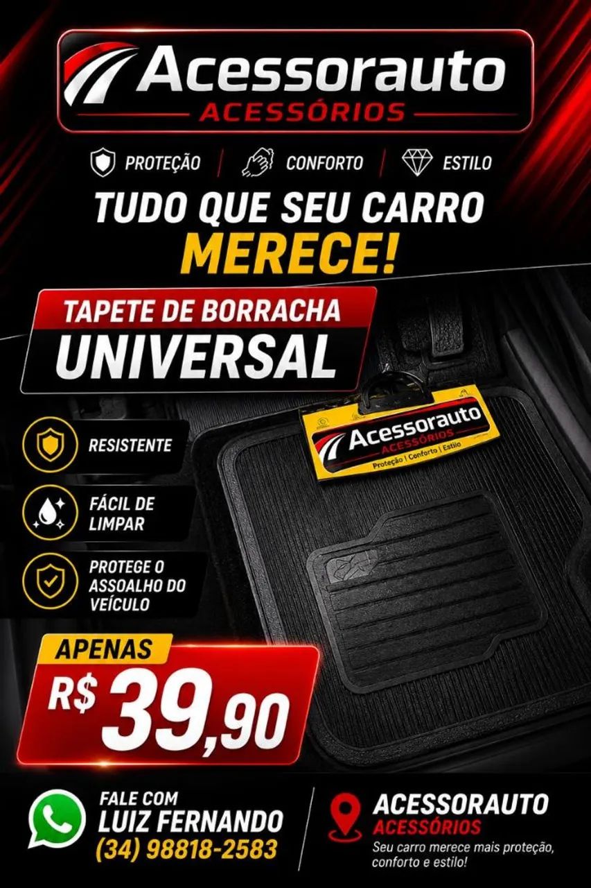 Jogo de tapete automotivo. - Foto 2