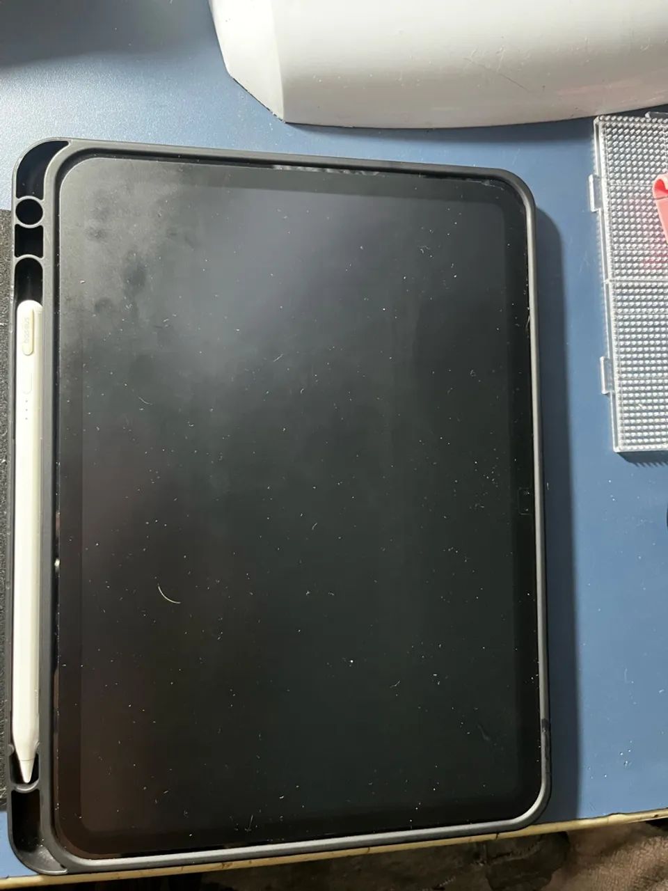 iPad 10 + Caixa + Capa + Caneta baseus + Película + Cabo USB C