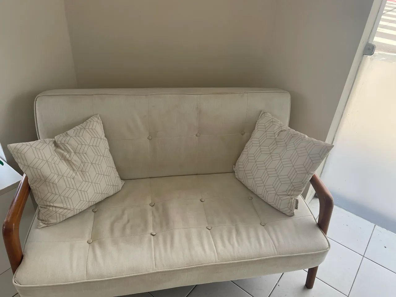 Vendo sofá + 2 Puff 
