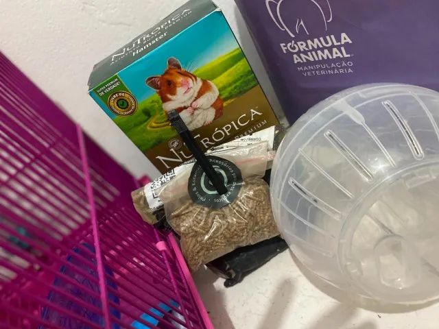 Gaiola de hamster com acessórios. - Foto 3